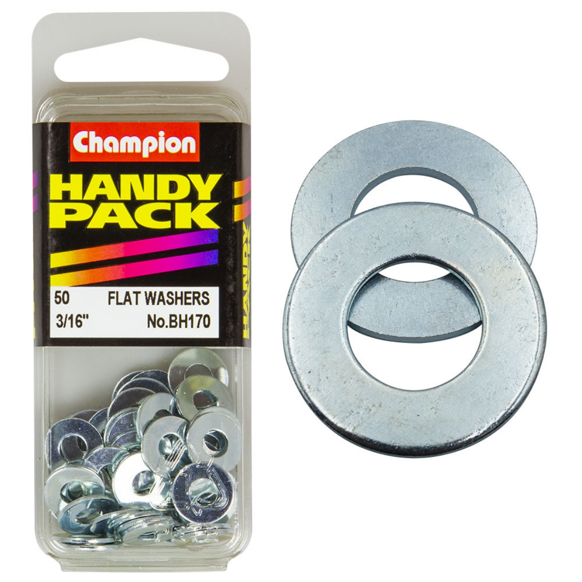Picture of Handy Pk Flat Steel Washer 3/16 CWS (Pkt.50)