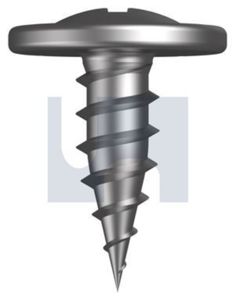 Picture of 8G - 15 x 12 CLASS 2 BUTTON HEAD NEEDLE POINT SCREWS