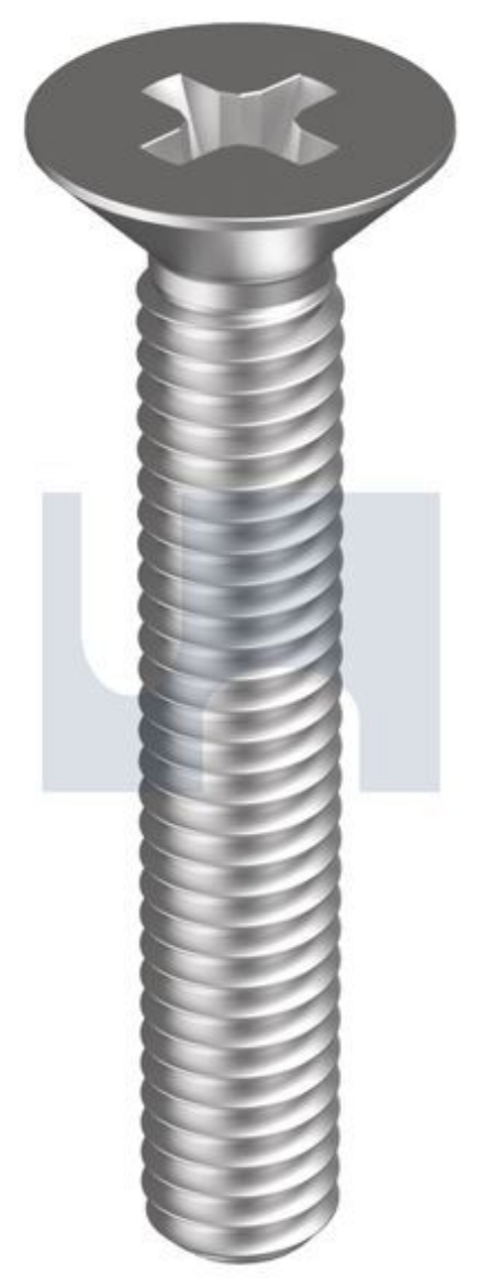 Picture of M6 X 20 Z/P MS CSK MACHINE SCREW