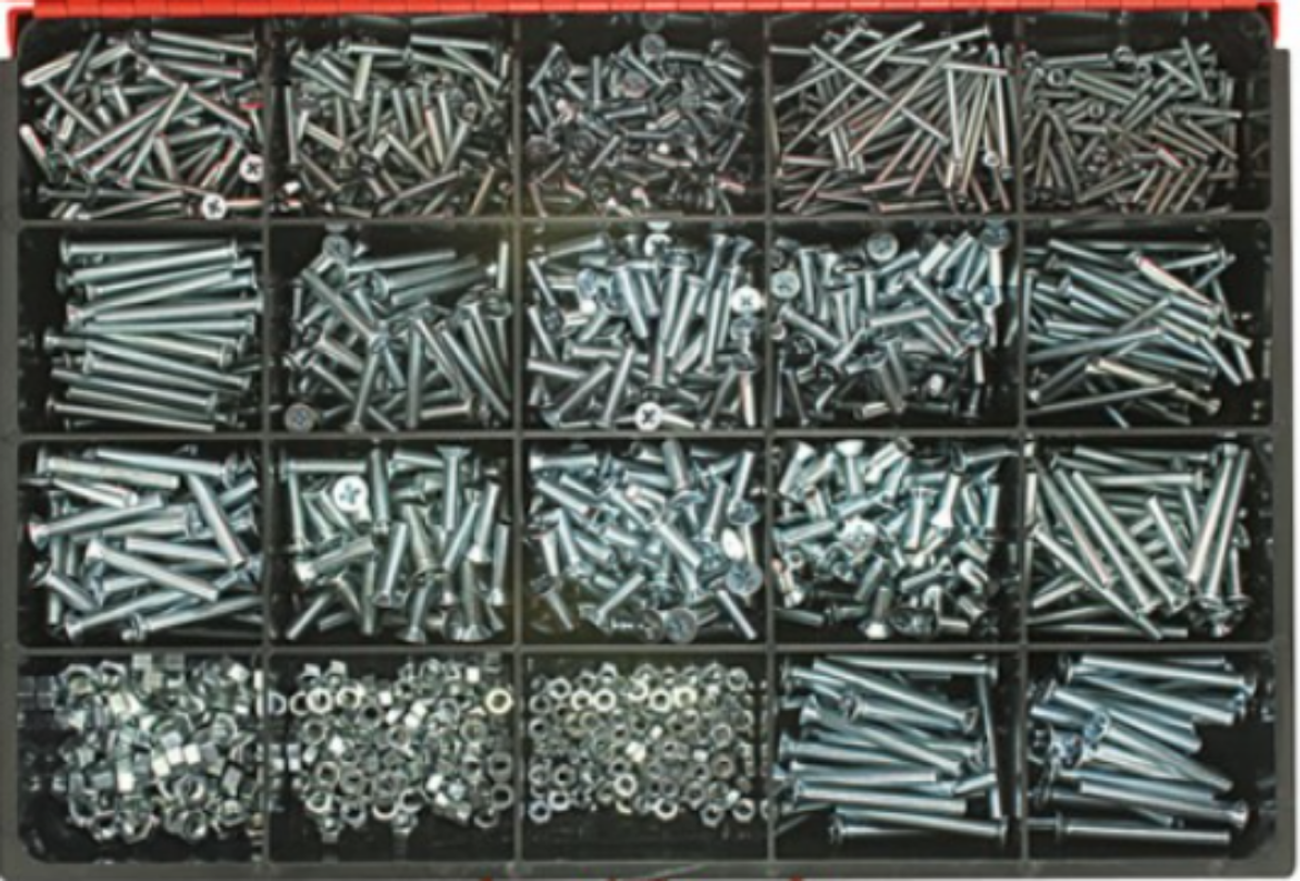 Picture of Metric Machine Screws & Nuts Phillips / Csk - Z/P (M)