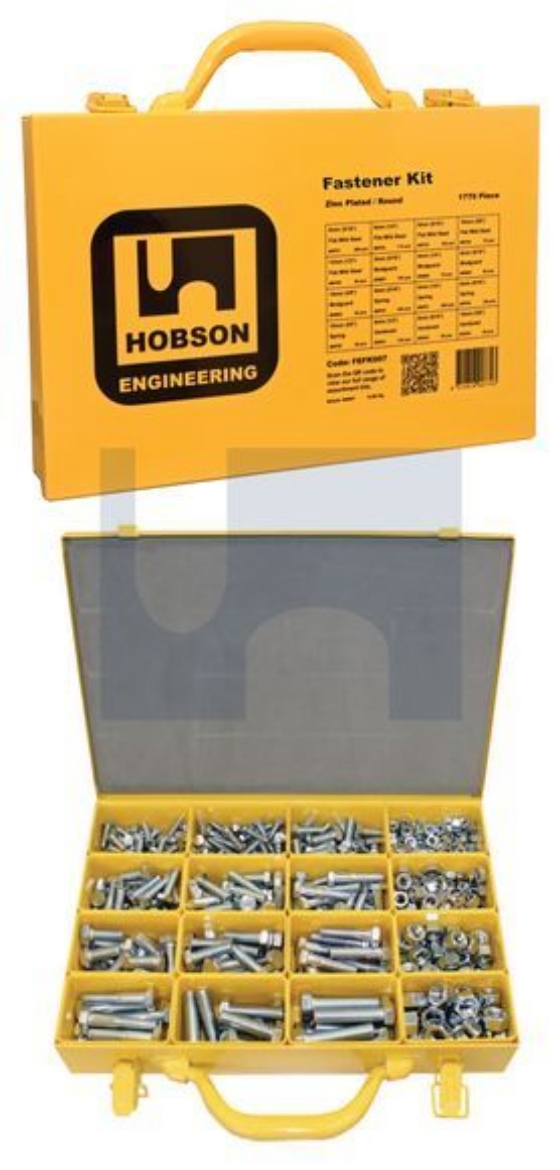 Picture of HOBSON BOLT & NUT M6-M12 CL8.8 ZINC PLATE ASSORTMENT KIT