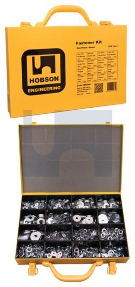 FEFK007 HOBSON WASHER M5M10 ZINC PLATED ASSORTMENT KIT The Boss Shop