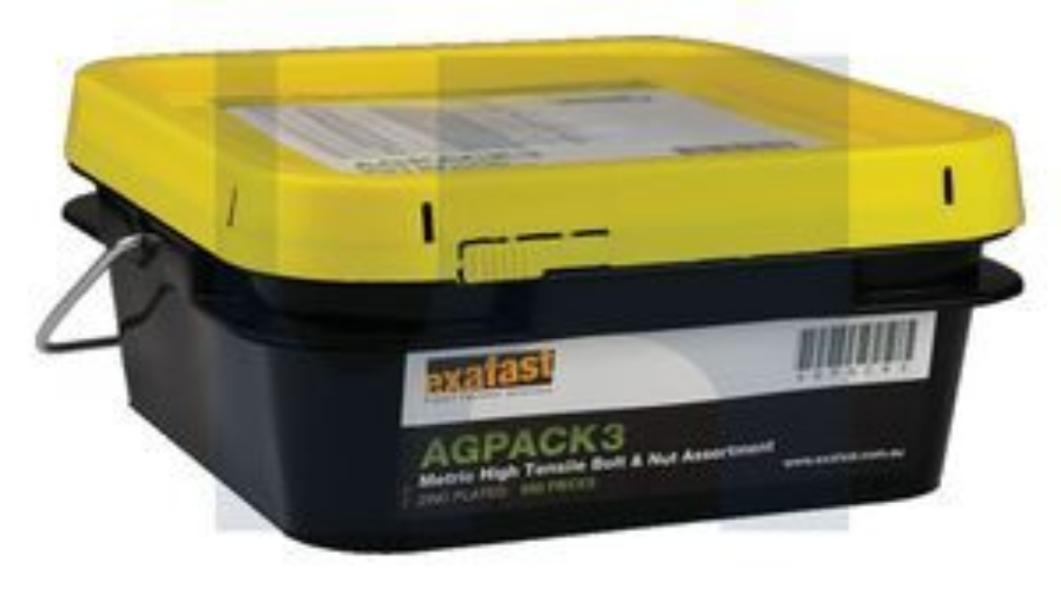 Picture of AGPACK3: Z/P 8.8 METRIC HEX BOLT AND NUT KIT