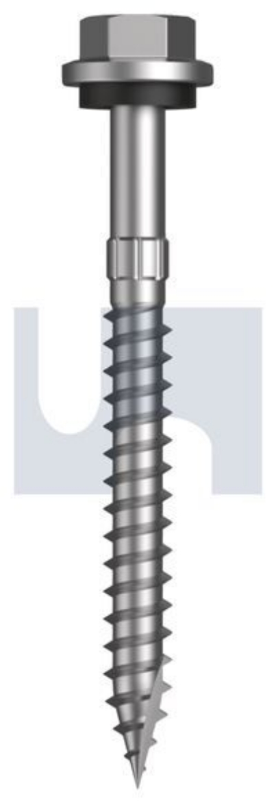 Picture of Timber Self Drilling Screws Flanged Hex w/-Seals T17 CL4: #14-10 x 65