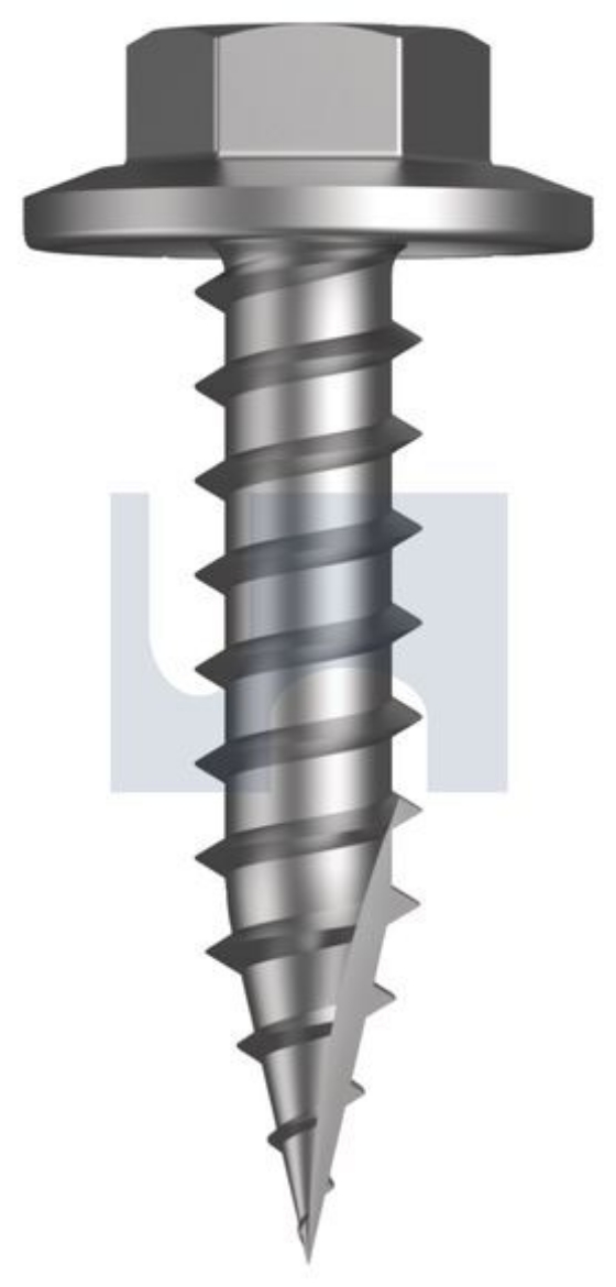 Picture of Timber Self Drilling Screws Flanged Hex T17 CL4: #12-11 x 25