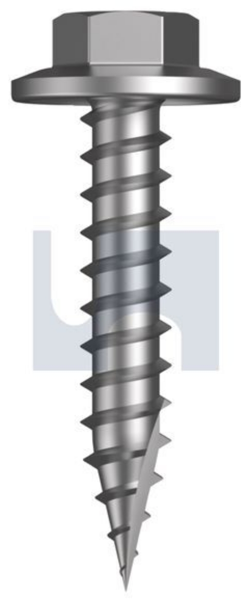 Picture of Timber Self Drilling Screws Flanged Hex T17 CL4: #12-11 x 30