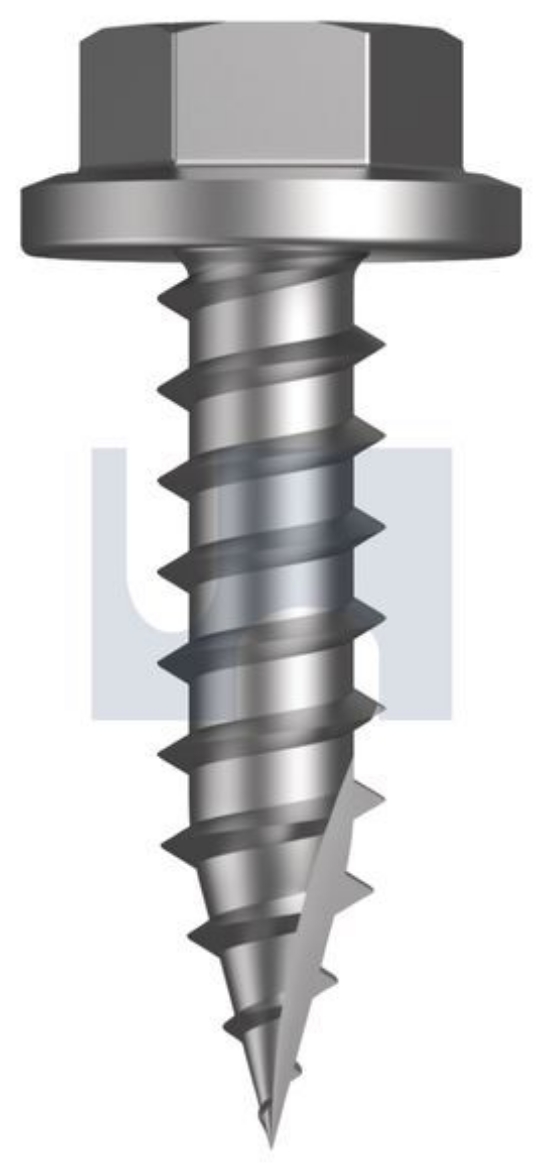 Picture of Timber Self Drilling Screws Flanged Hex T17 CL4: #14-10 x 25