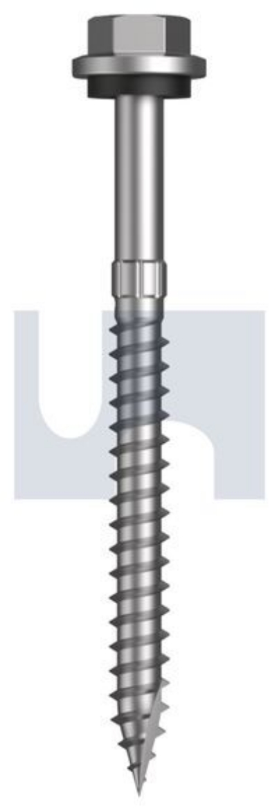 Picture of Timber Self Drilling Screws Flanged Hex w/-Seals T17 CL4: #14-10 x 75