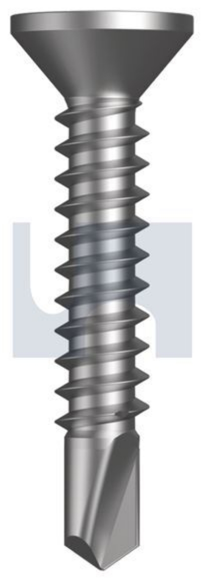 Picture of Metal Self Drilling Screws Cnt Sunk Phillips Dr CL3: #8-18 x 25