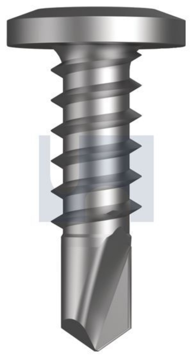 Picture of Metal Self Drilling Screws Wafer Head Phillips Dr CL3: #10-16 x 16