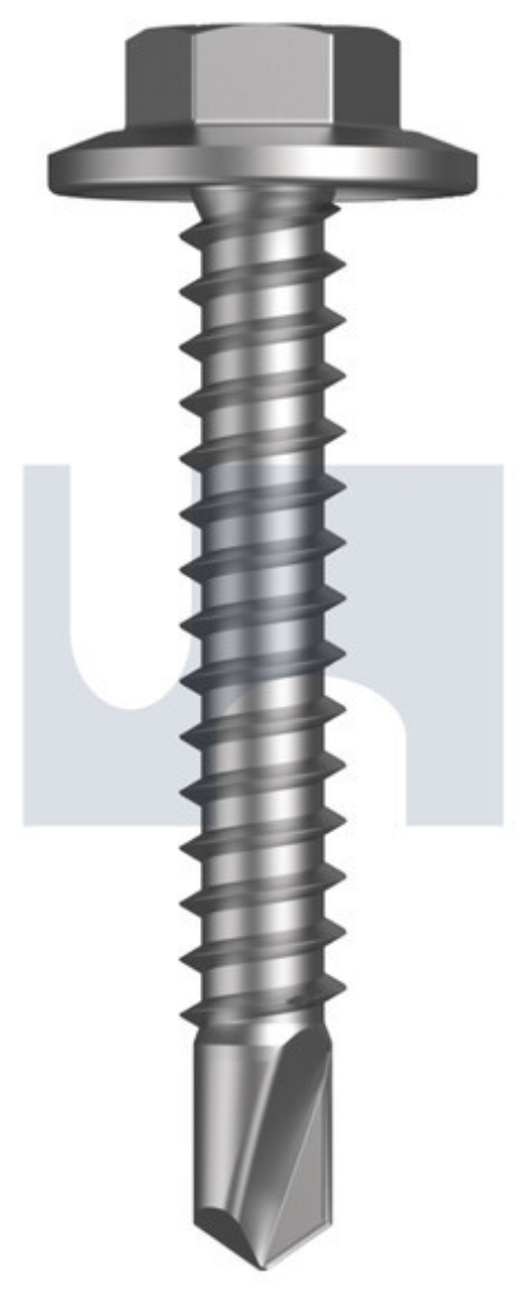 Picture of Metal Self Drilling Screws Flanged Hex CL4: #12-14 x 35