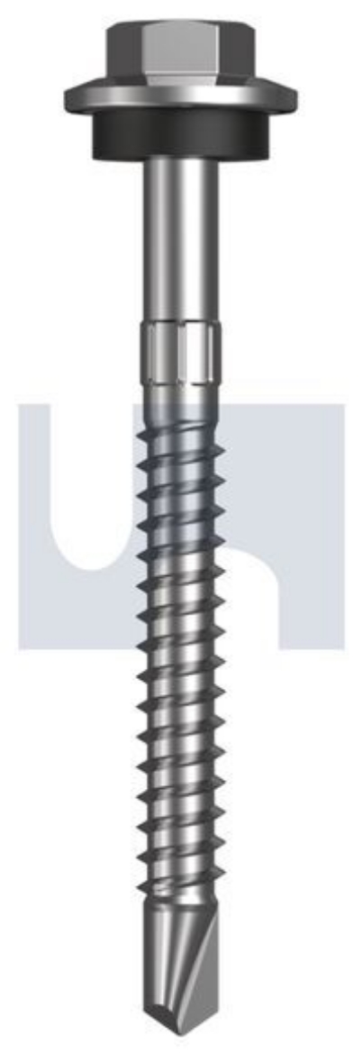 Picture of Metal Self Drilling Screws Flanged Hex CL4 MET SEAL HX S:12-14X 55