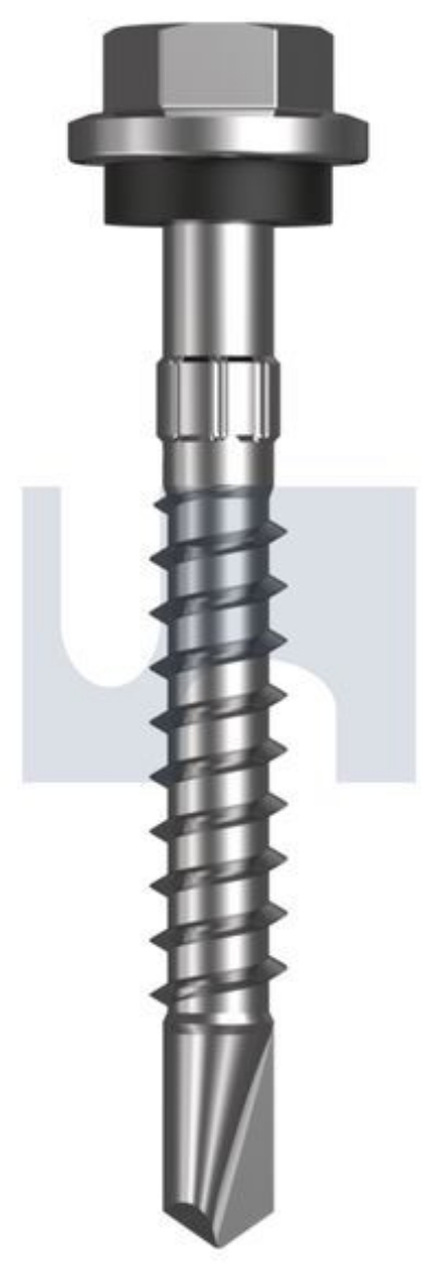 Picture of Metal Self Drilling Screws Flanged Hex CL4 MET SEAL HX S:14-10X 50