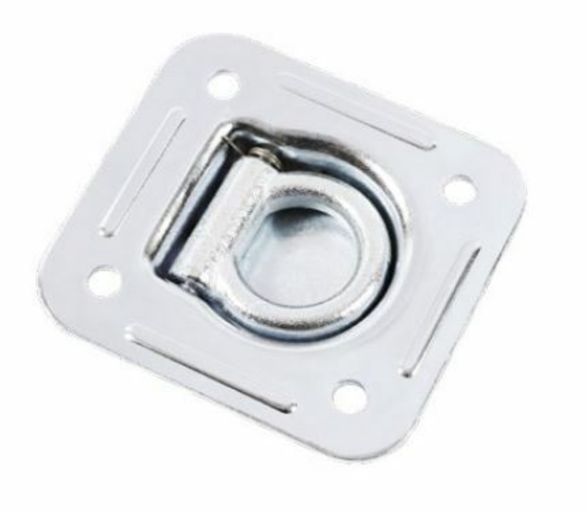 Picture of RECESS LASHING RING, 124 x 114MM, SPRING RETURN, MBS 2000KG, ZINC PLATED