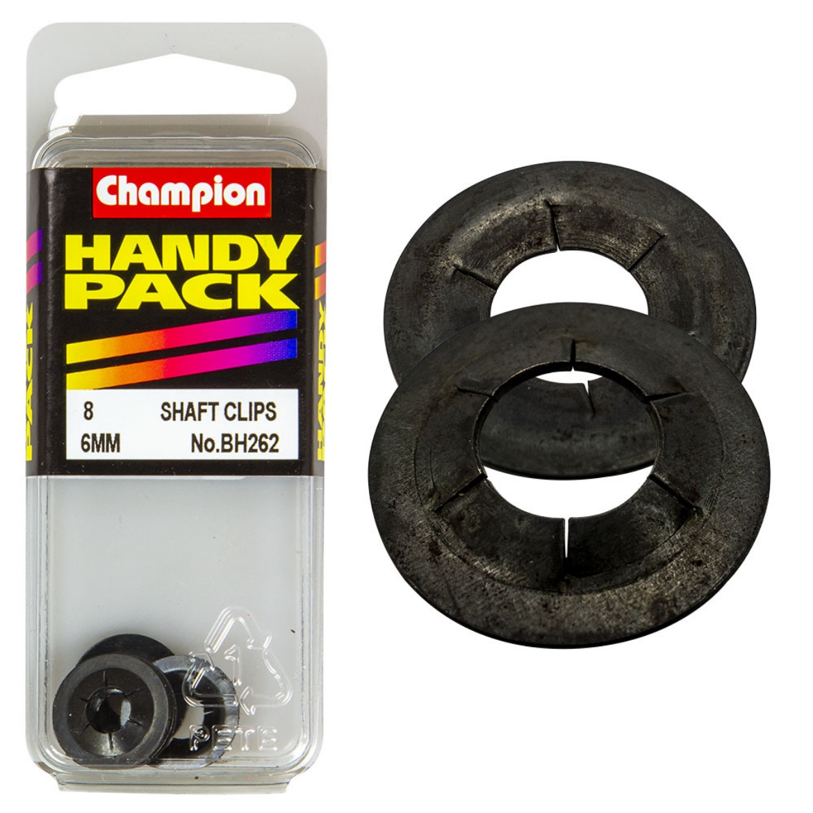 Picture of Handy Pk External Shaft Lock Rings 6mm SPN (Pkt.8)