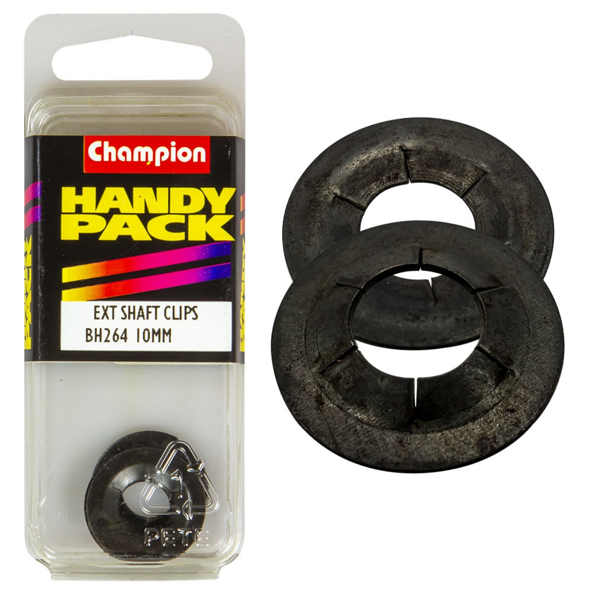 Picture of Handy Pk External Shaft Lock Rings 10mm SPN (Pkt.4)