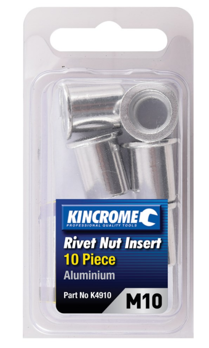 Picture of KINCROME Rivet Nut Insert M10 (Aluminium) - 10 Pack