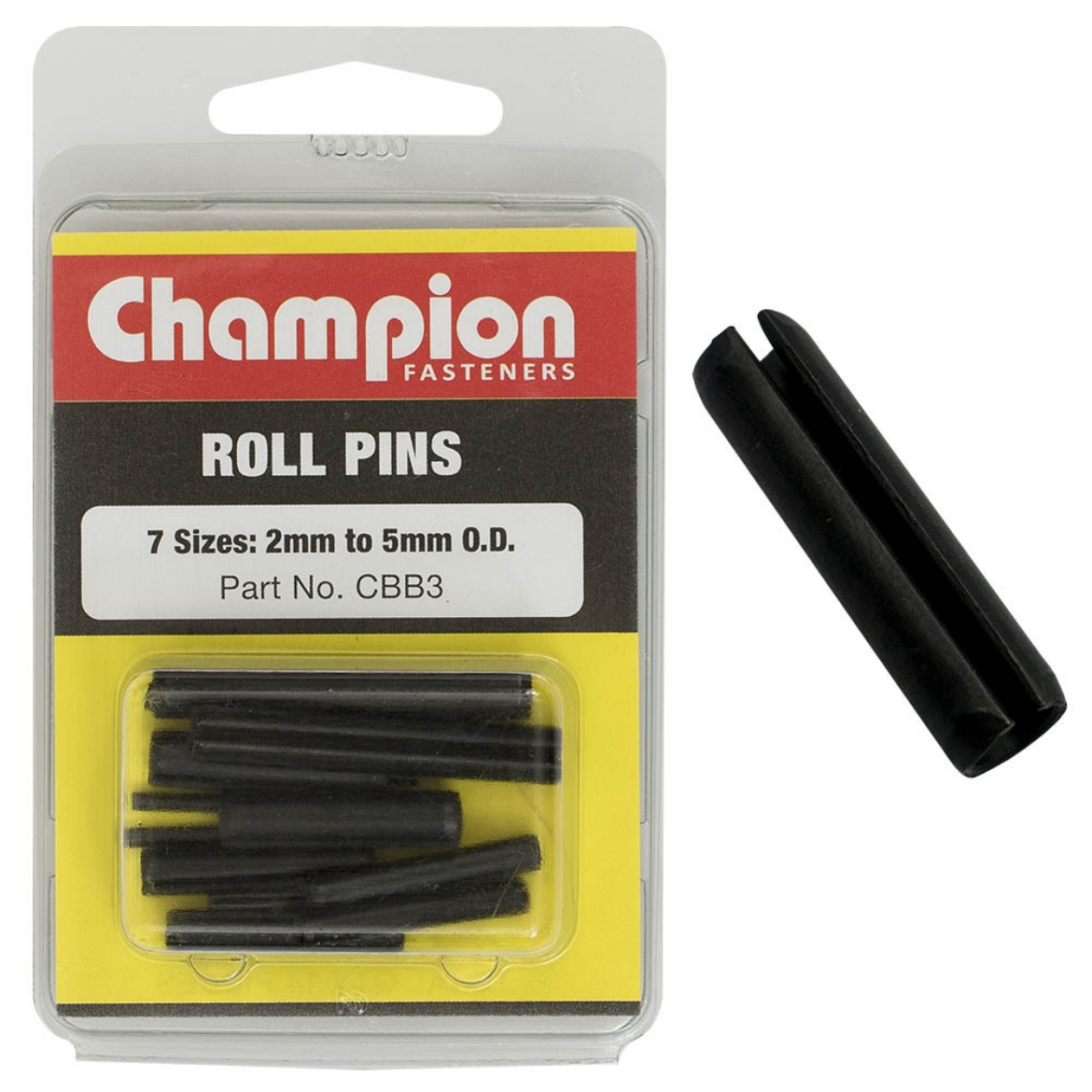 CBB3 BLISTER ROLL PIN ASSORTMENT (Pkt.14) The Boss Shop Queensland