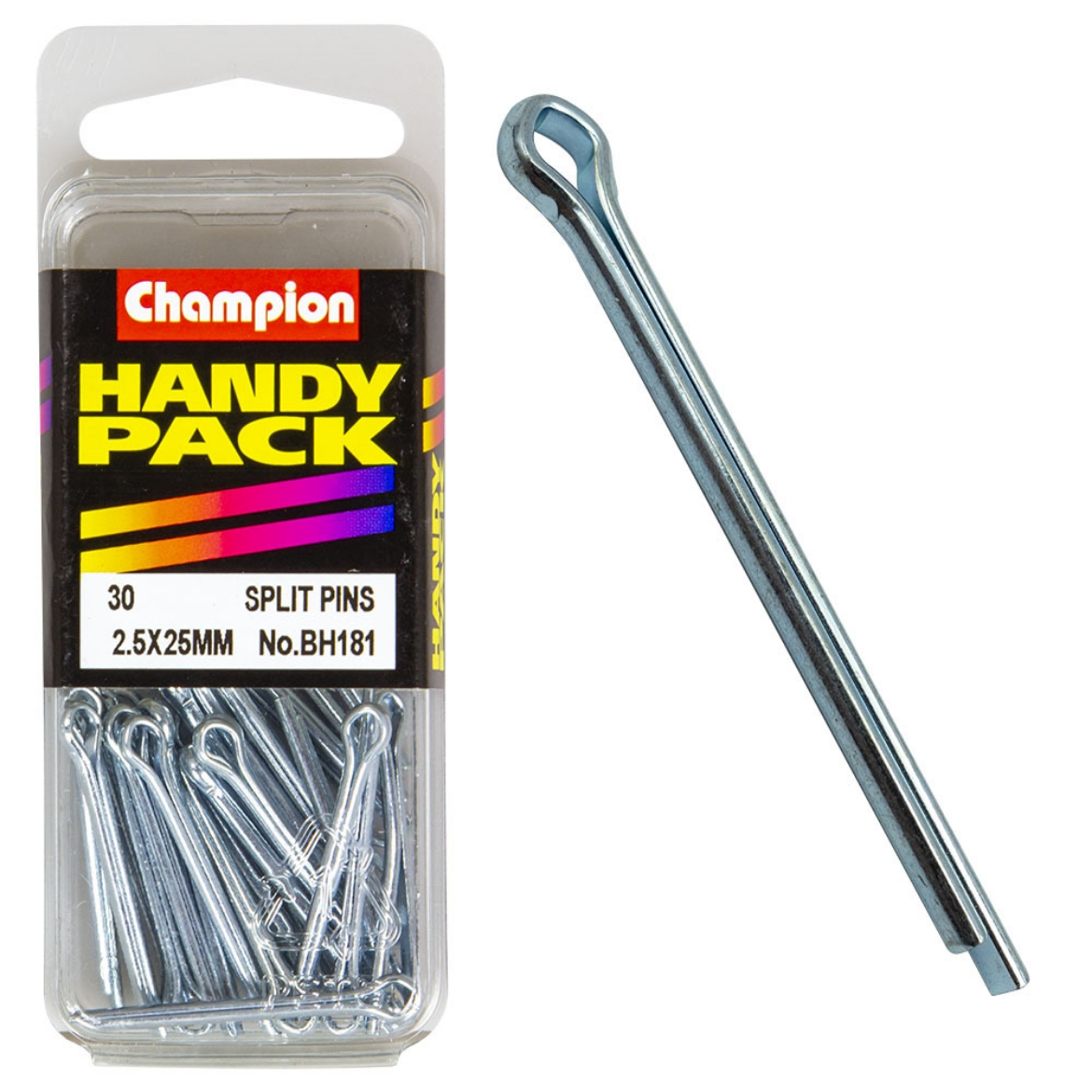 Picture of Handy Pk Split Pins 2.5 x 25mm CPS (Pkt.30)