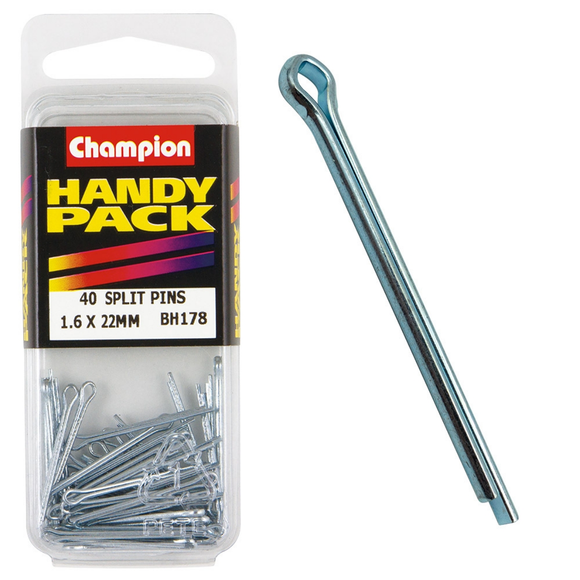 Picture of Handy Pk Split Pins 1.6 x 22mm CPS (Pkt.40)