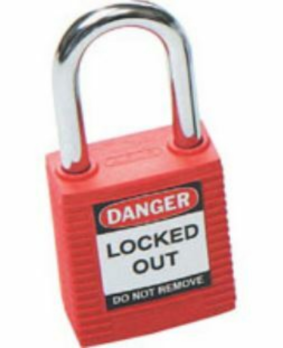 Picture of BRADY SAFETY PLUS PADLOCK RED