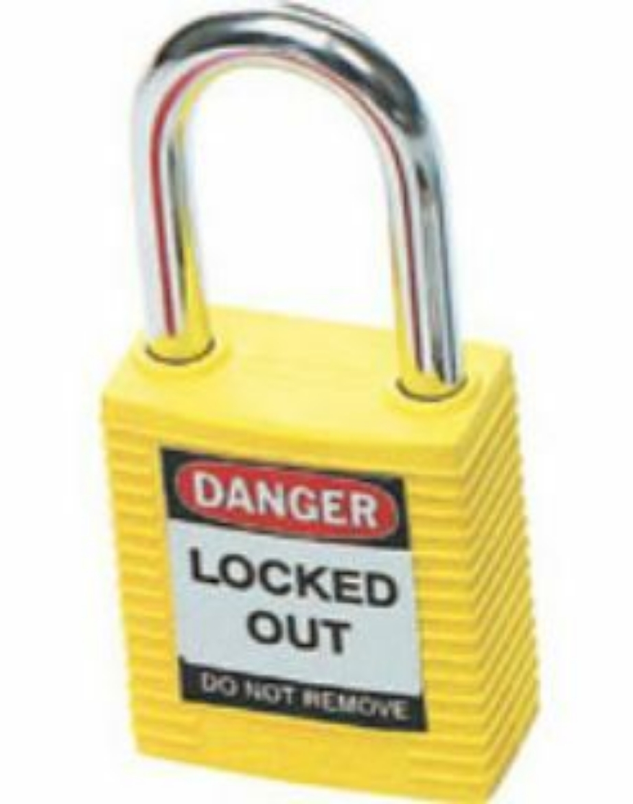 Picture of BRADY SAFETY PLUS PADLOCK YELLOW