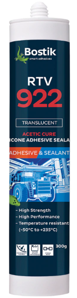 Picture of Bostik RTV 922 Industrial Silicone - Translucent (Acetic Cure)