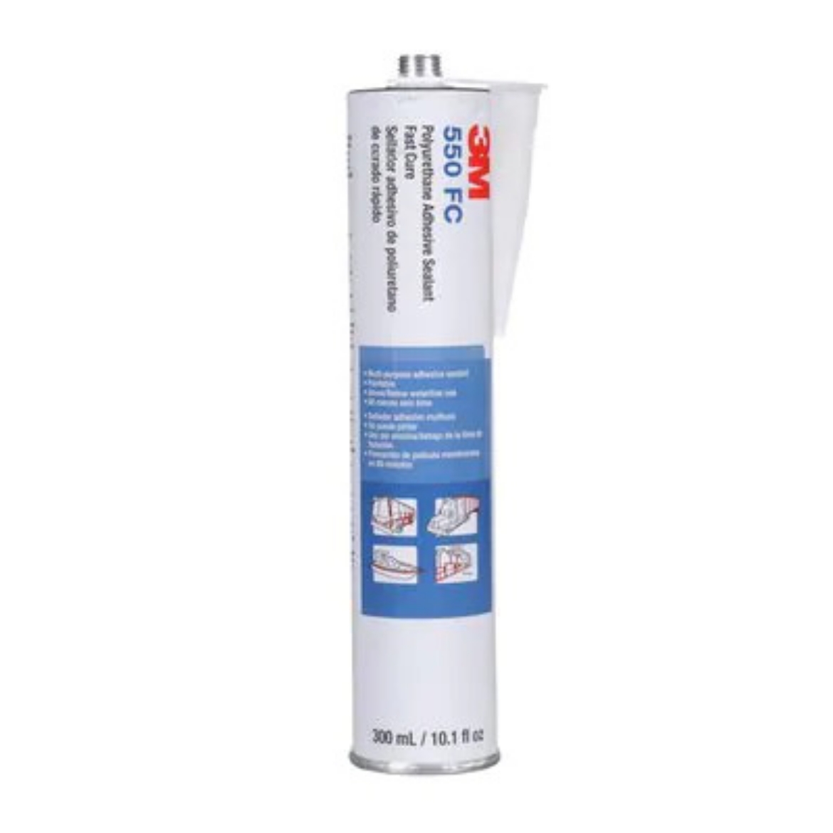 Picture of 3M 550FC POLYURETHANE ADHESIVE SEALANT WHITE 310 ML