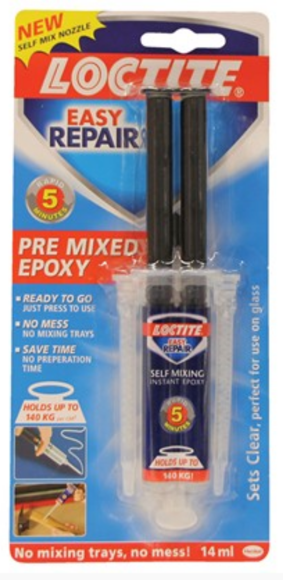 Picture of LOCTITE 1162941  PRE MIXED CLEAR EPOXY 14ML 3801LOC