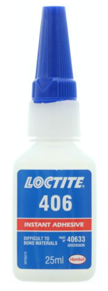 Picture of LOCTITE 406 25ML INSTANT ADHESIVE LOW VISCOS    40633