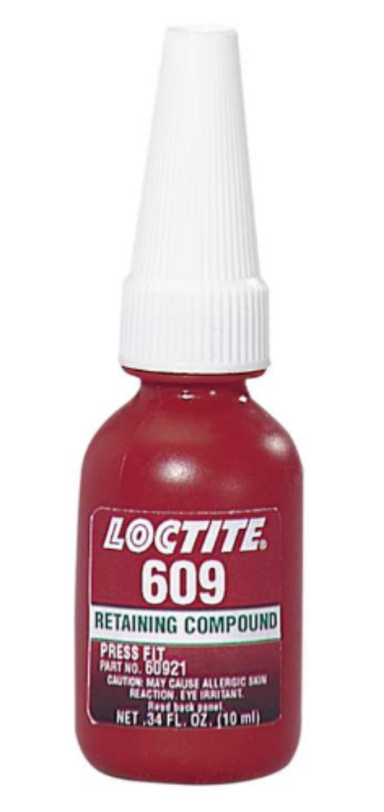 60910ML LOCTITE 609 10ML RETAINING COMPOUND MEDIUM STRENGTH (30013