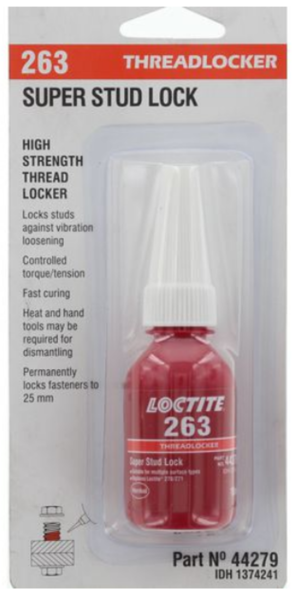 Picture of LOCTITE 263 10ML THREADLOCK HIGH STRENGTH (44279)