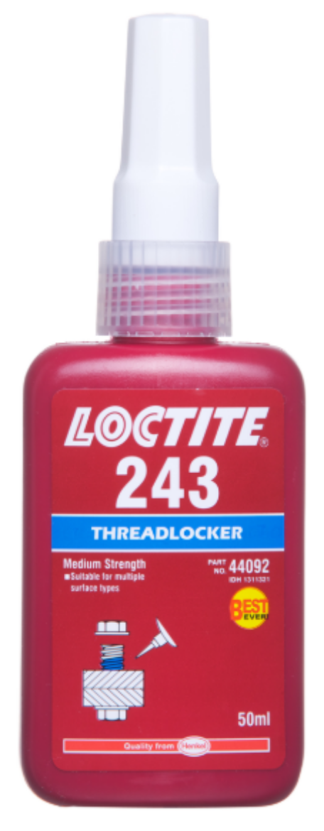Picture of LOCTITE 243 50ML MED THREADLOCK OIL TOLERANT