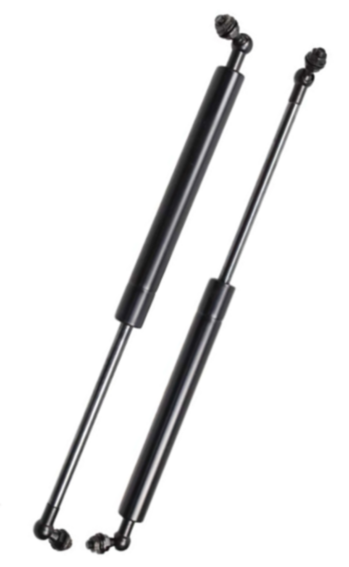 Picture of Gas Strut 100N 8mm dia. Shaft x 18mm dia. Tube; Stroke: 208mm; Tube:290mm; Overall: 501mm (Pair of Struts)