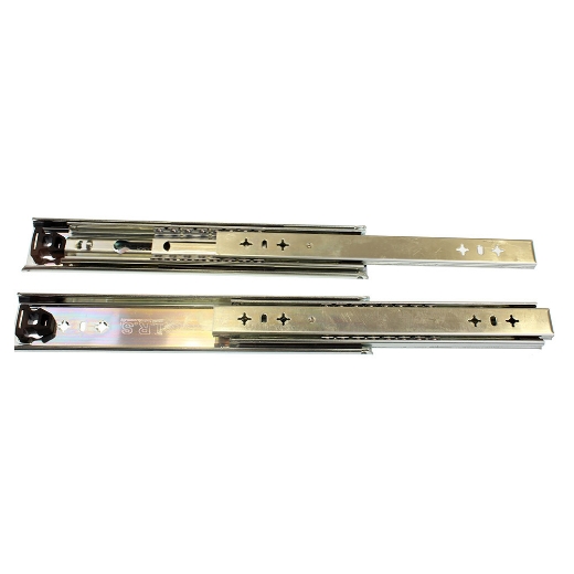 Picture of Drawer Slide - 550mm - 125KG - NON Locking - Zinc Plated - Side Mounting