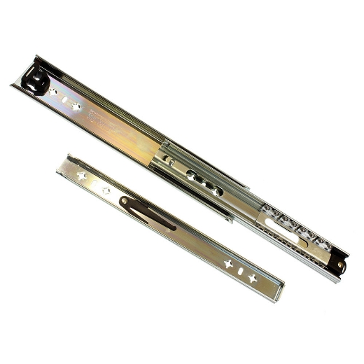Picture of Drawer Slide - 550mm - 125KG - NON Locking - Zinc Plated - Side Mounting