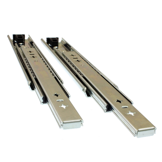 Picture of Drawer Slide - 550mm - 125KG - NON Locking - Zinc Plated - Side Mounting