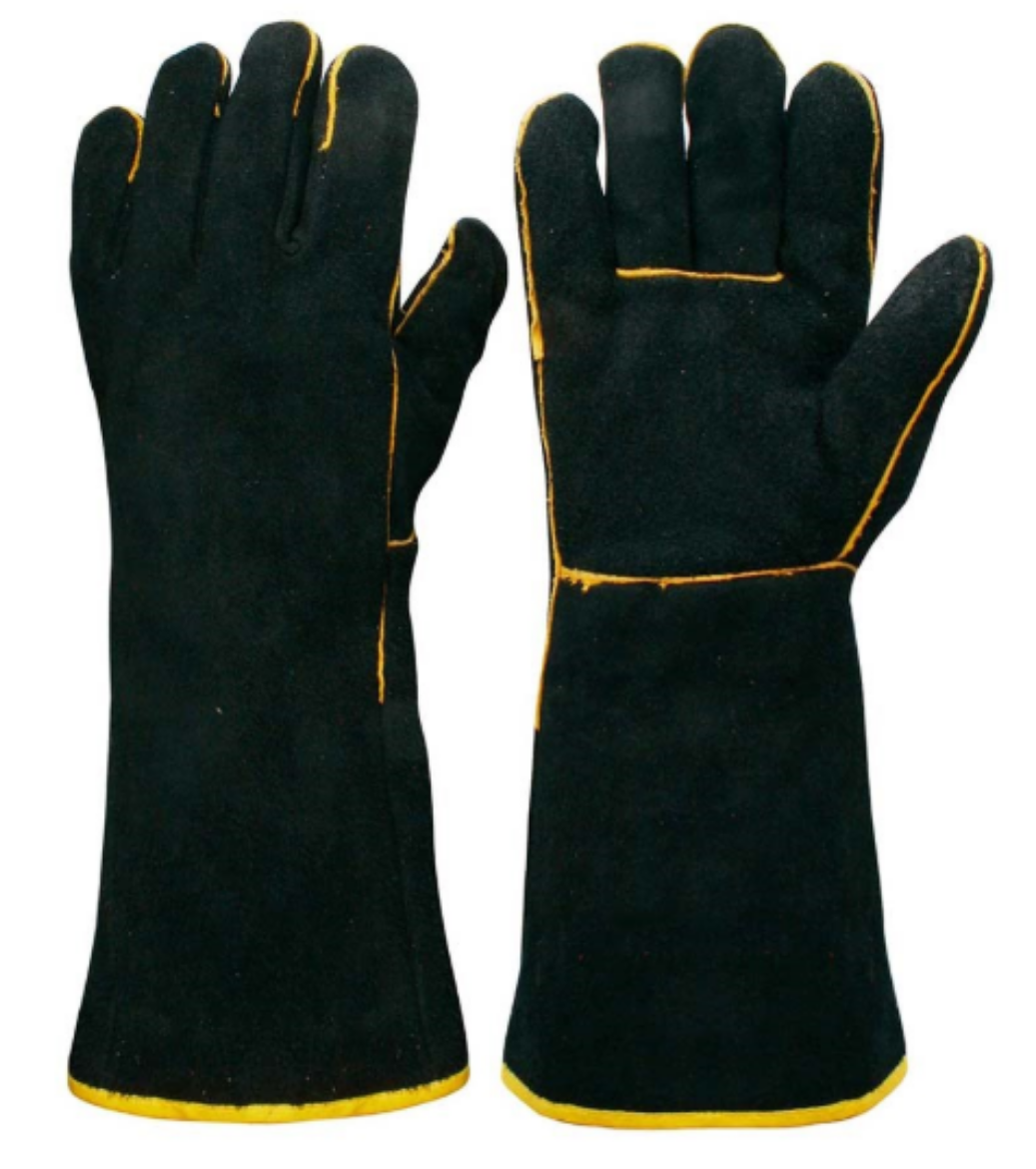 Picture of Gauntlet Black Gold Welding Glove Black Gold One Size Fits All