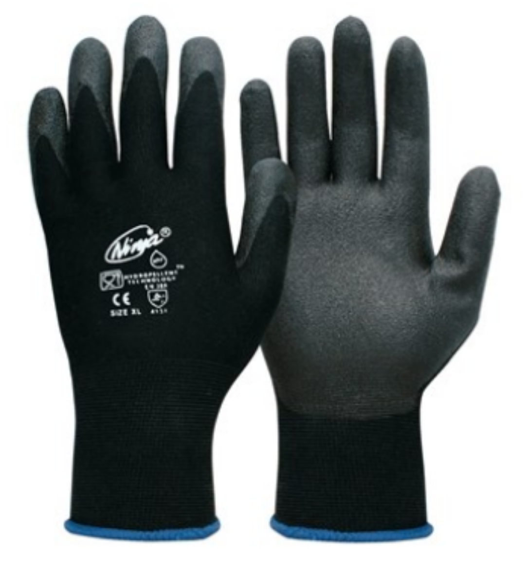 Picture of Glove Ninja HPT GripX Black Size Large