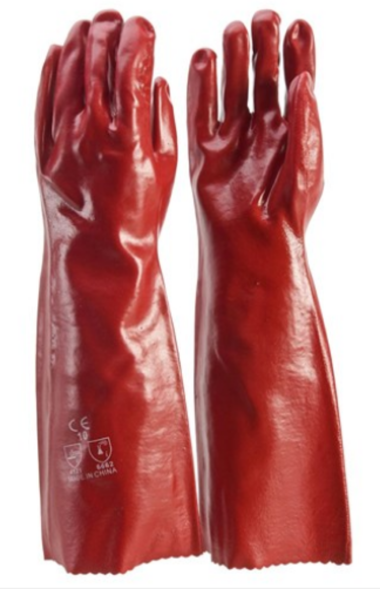 Picture of Glove - PVC Red 35cm