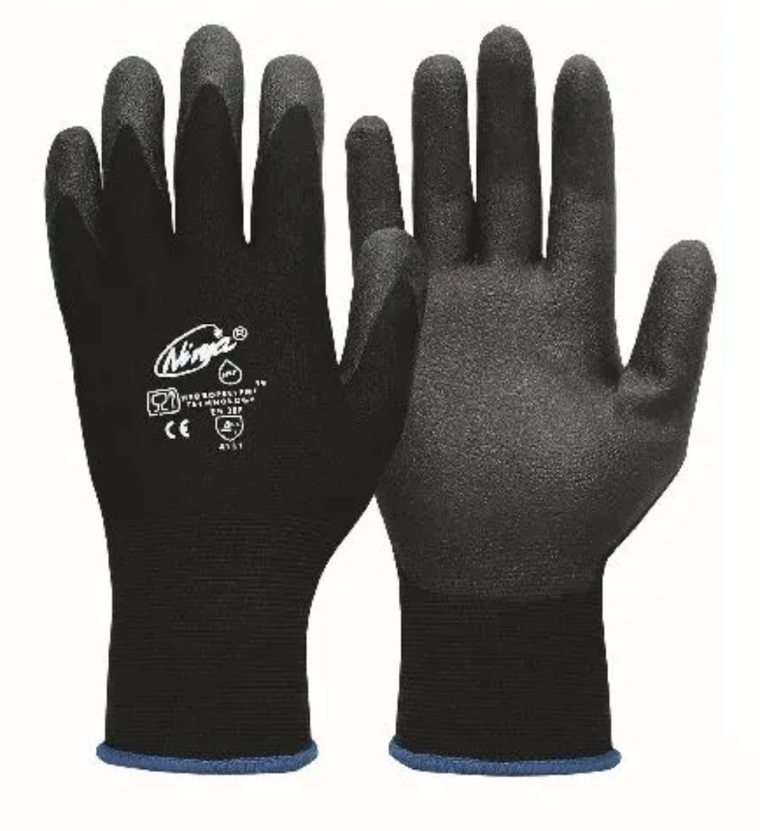 Picture of Glove Ninja HPT GripX Black Size Extra Large