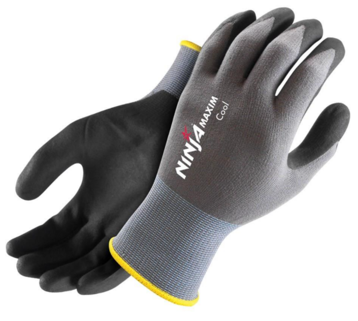 Picture of Glove Ninja Maxim Cool Bulk Packaging Grey Size Large