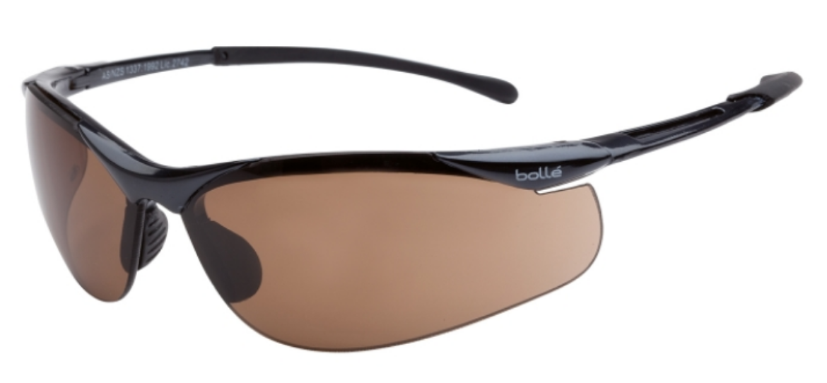 Picture of Bolle  CONTOUR Dark Gun Frame PLATINUM AS/AF Bronze Lens