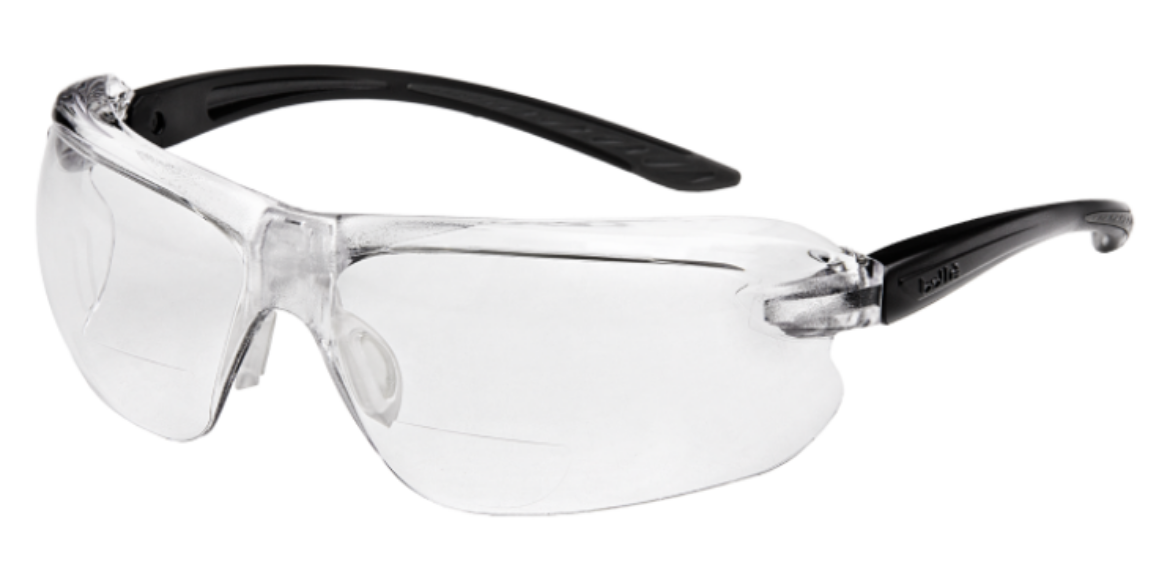 Picture of Bolle  IRI-S  DIOPTER Black/Grey Temple AS/AF Clear Lens +2.0