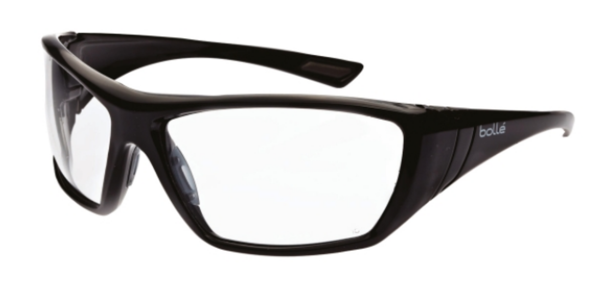 Picture of Bolle HUSTLER Gloss Black Frame AS/AF Clear Lens