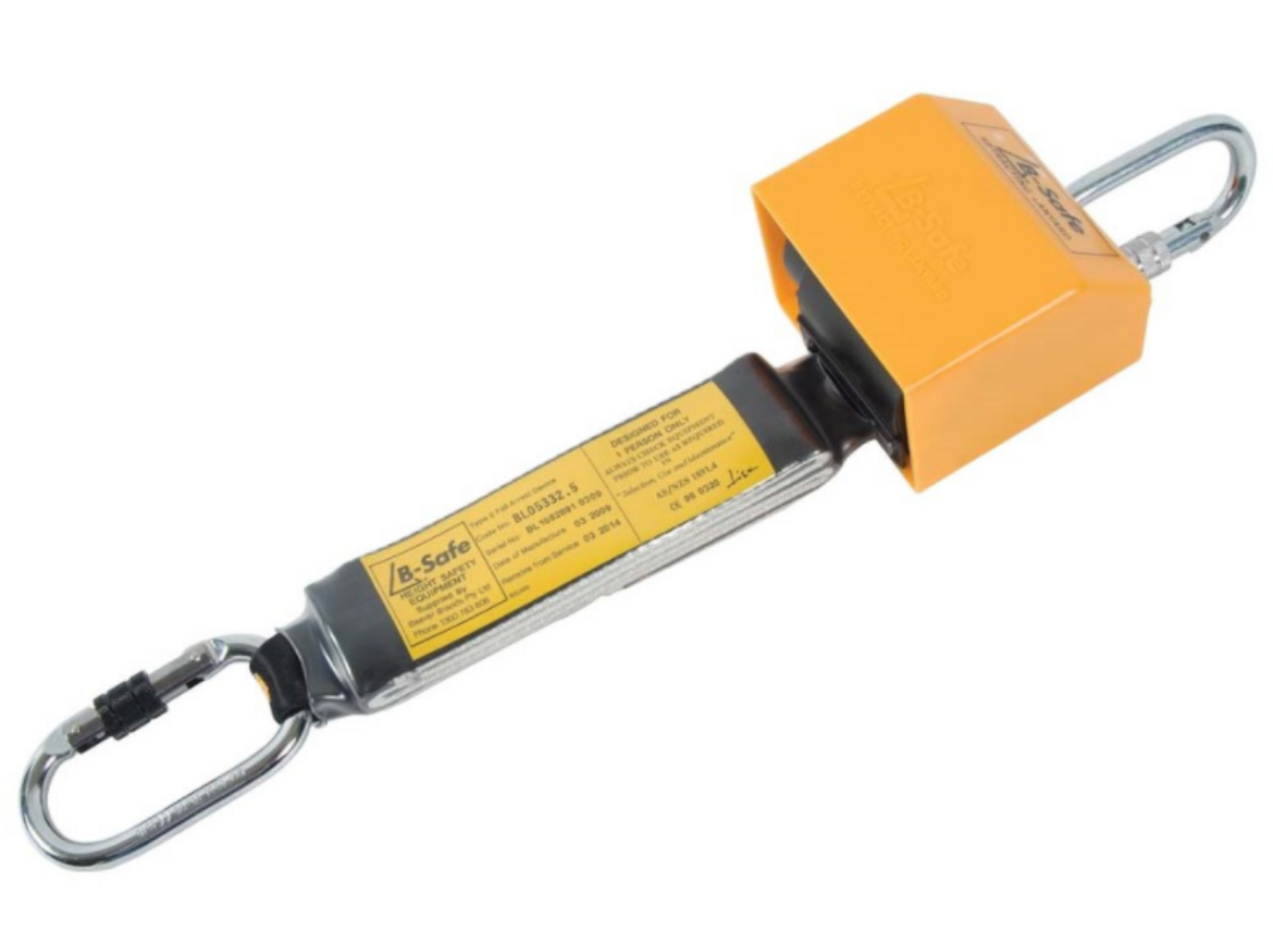 Picture of Lanyard Web Retractable B-Safe  2.5M c/w karabiners