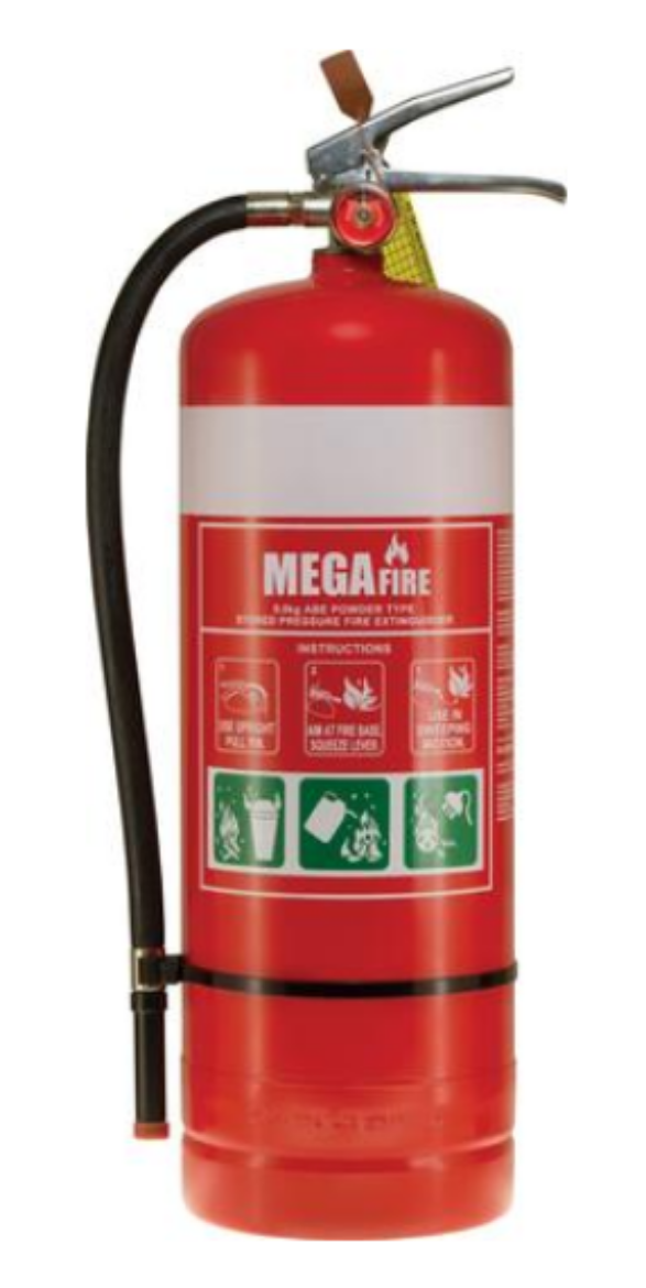 Picture of FIRE EXTINGUISHER 9KG ABE 6A:80B:E