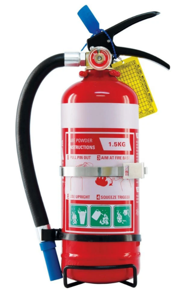Picture of FIRE EXTINGUISHER 1.5KG ABE 1A:20B:E DRY POWDER