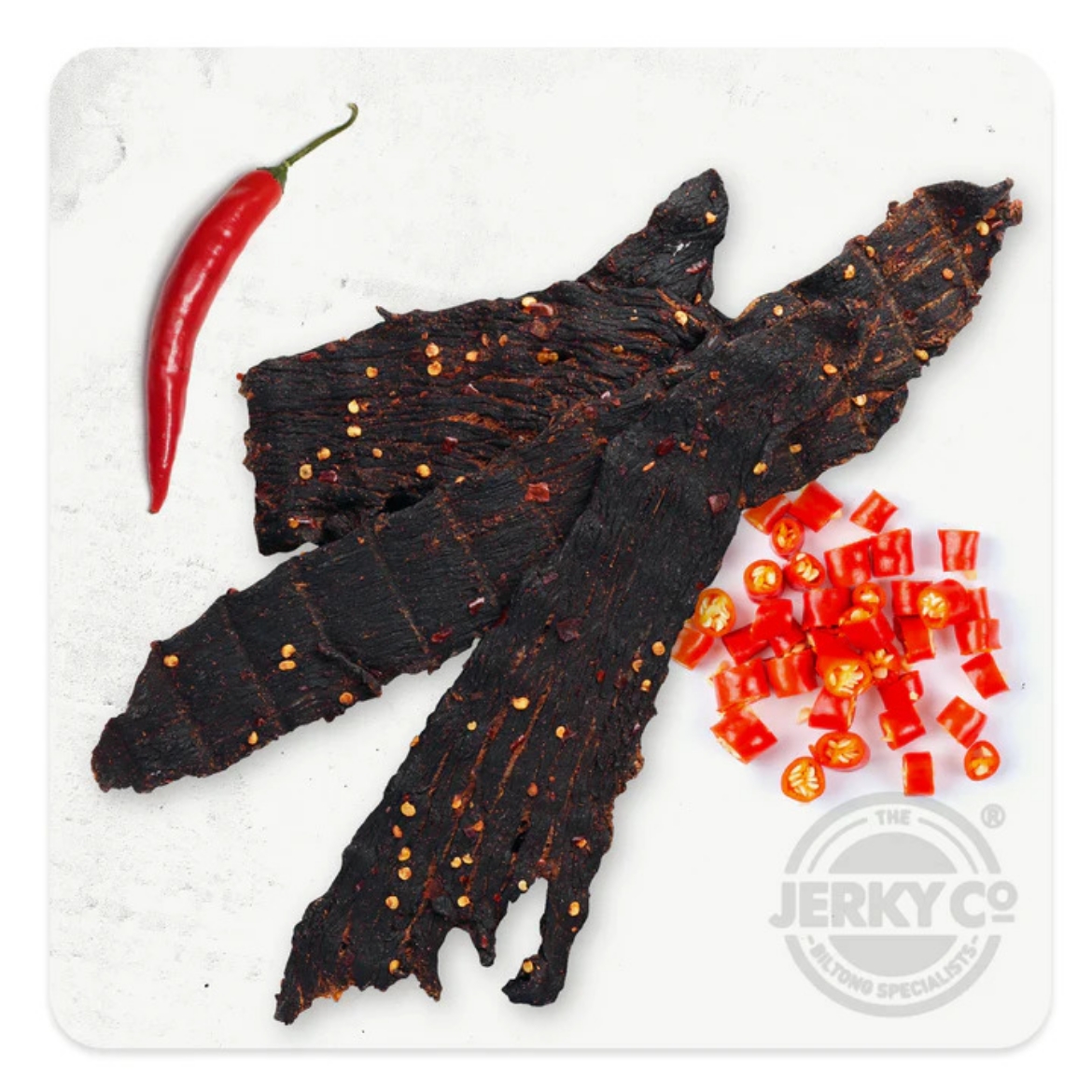 TJC124 The Jerky Co Chilli Jerky 50g The Boss Shop Queensland Australia