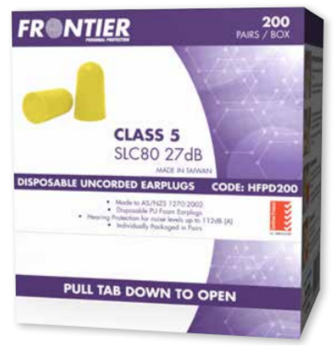 Picture of EAR PLUGS UNCORDED CLASS 5 (200 PR)